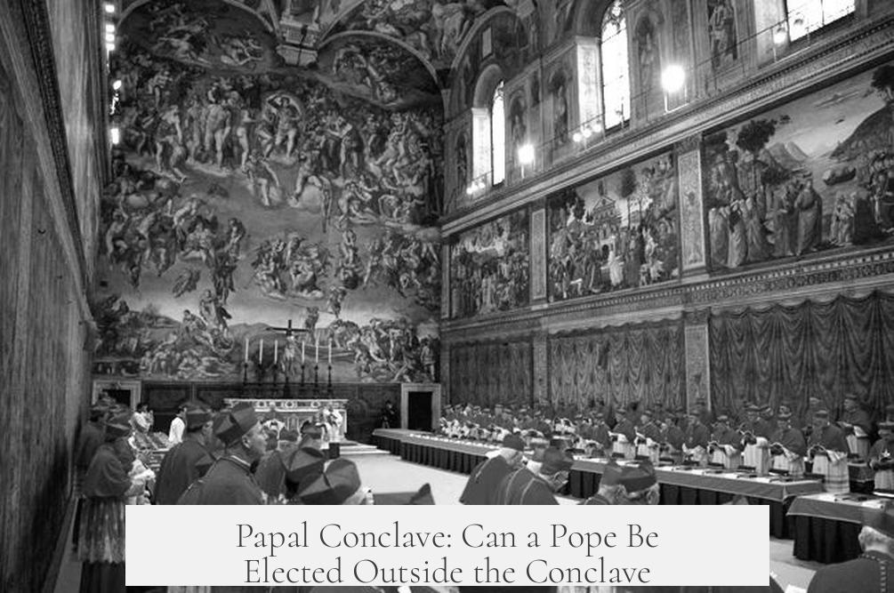 Papal Conclave: Can a Pope Be Elected Outside the Conclave
