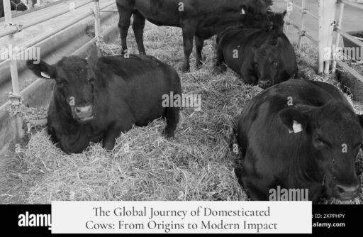 The Global Journey of Domesticated Cows: From Origins to Modern Impact