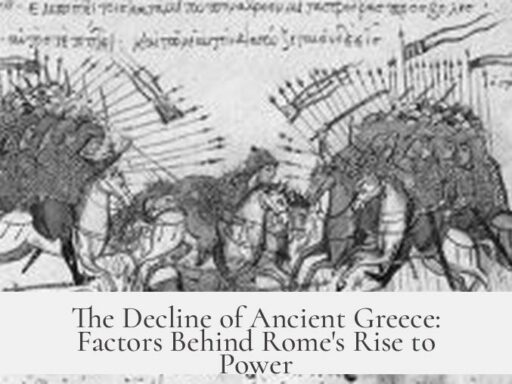 The Decline of Ancient Greece: Factors Behind Rome's Rise to Power