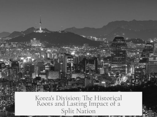 Korea's Division: The Historical Roots and Lasting Impact of a Split Nation