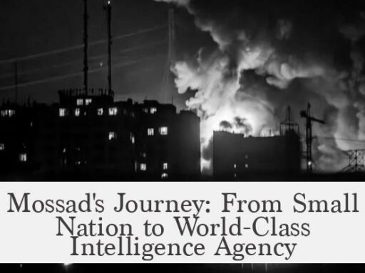 Mossad's Journey: From Small Nation to World-Class Intelligence Agency