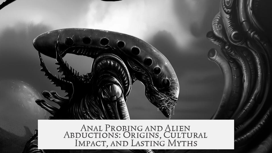 Anal Probing and Alien Abductions: Origins, Cultural Impact, and Lasting Myths