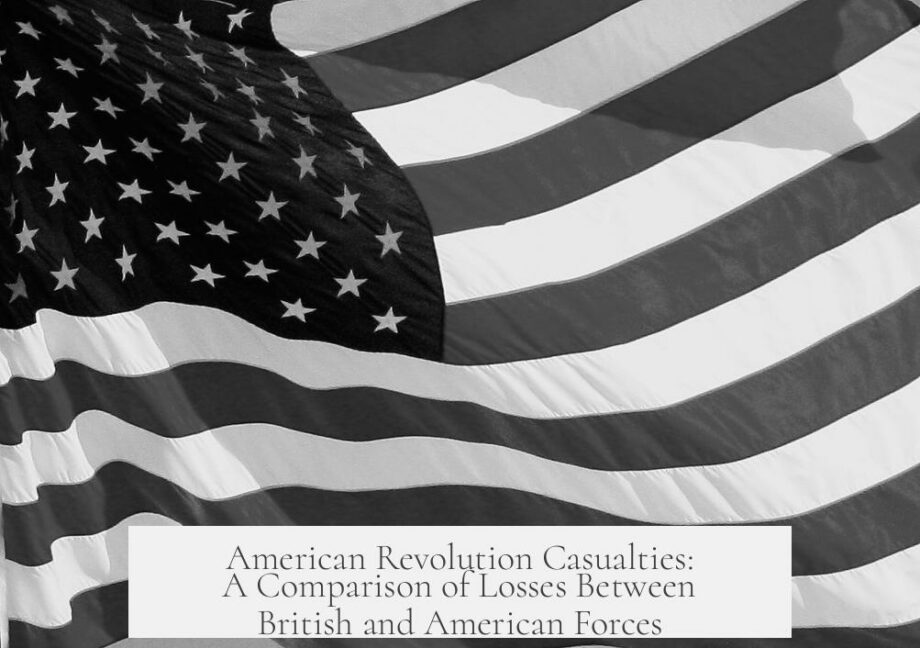 American Revolution Casualties: A Comparison of Losses Between British and American Forces