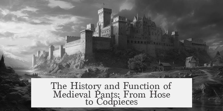 The History and Function of Medieval Pants: From Hose to Codpieces