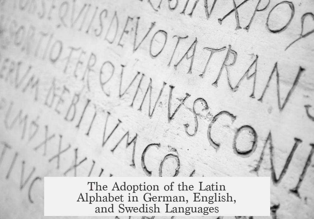 The Adoption of the Latin Alphabet in German, English, and Swedish Languages