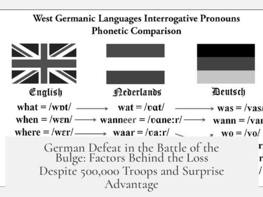 German Defeat in the Battle of the Bulge: Factors Behind the Loss Despite 500,000 Troops and Surprise Advantage