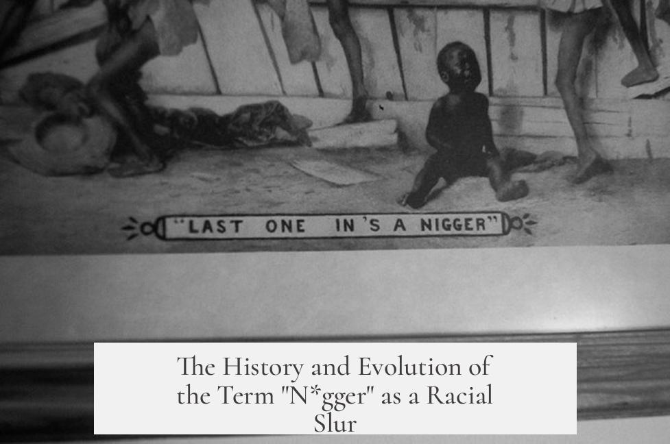 The History and Evolution of the Term "N*gger" as a Racial Slur