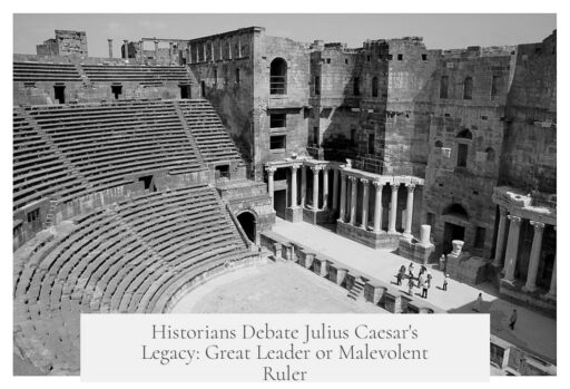 Historians Debate Julius Caesar's Legacy: Great Leader or Malevolent Ruler