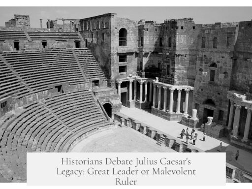 Historians Debate Julius Caesar's Legacy: Great Leader or Malevolent Ruler