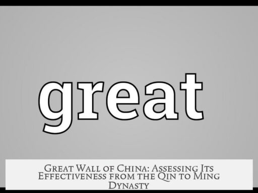Great Wall of China: Assessing Its Effectiveness from the Qin to Ming Dynasty