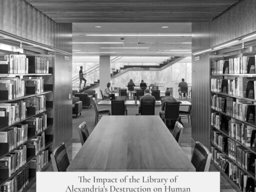 The Impact of the Library of Alexandria's Destruction on Human Knowledge and Progress