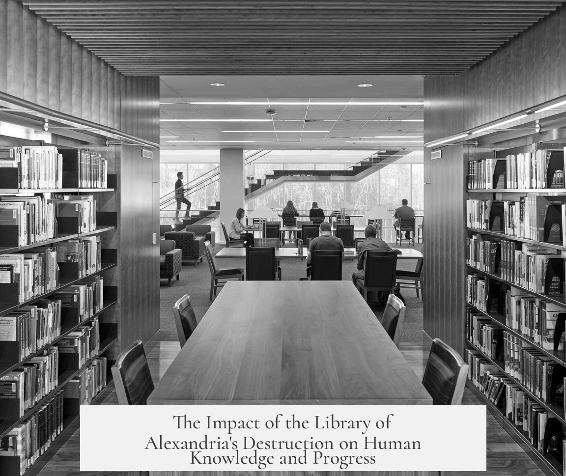 The Impact of the Library of Alexandria's Destruction on Human Knowledge and Progress