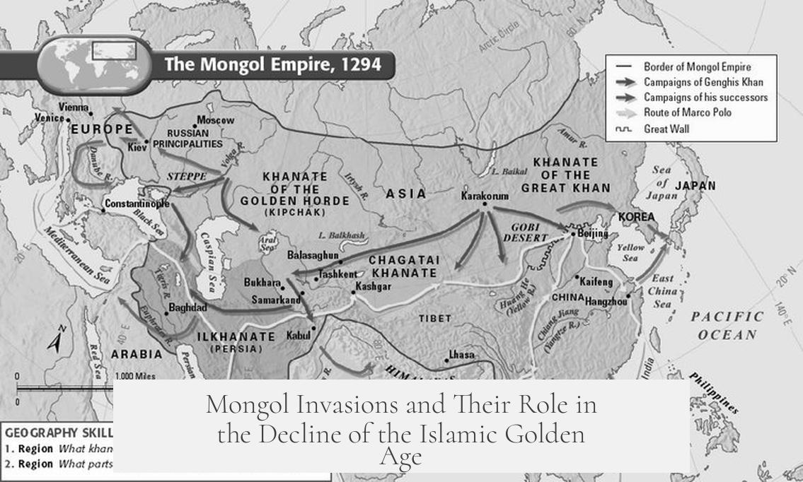 Mongol Invasions and Their Role in the Decline of the Islamic Golden Age