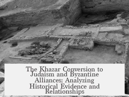 The Khazar Conversion to Judaism and Byzantine Alliances: Analyzing Historical Evidence and Relationships