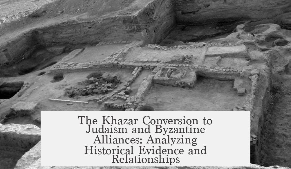 The Khazar Conversion to Judaism and Byzantine Alliances: Analyzing Historical Evidence and Relationships