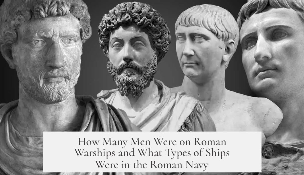 How Many Men Were on Roman Warships and What Types of Ships Were in the Roman Navy