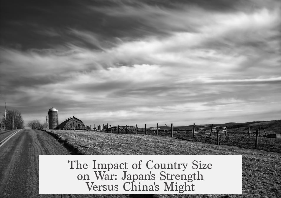 The Impact of Country Size on War: Japan's Strength Versus China's Might