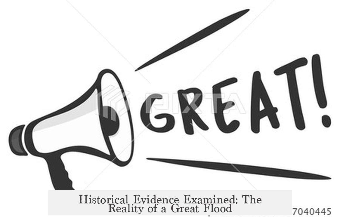 Historical Evidence Examined: The Reality of a Great Flood