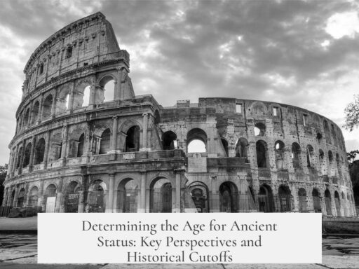 Determining the Age for Ancient Status: Key Perspectives and Historical Cutoffs