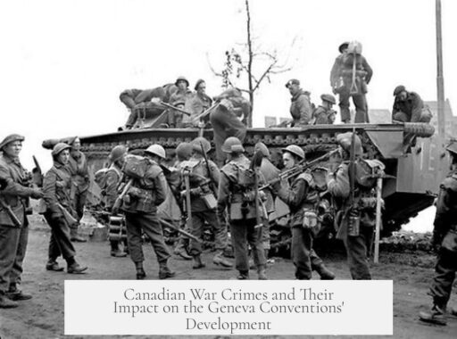 Canadian War Crimes and Their Impact on the Geneva Conventions' Development