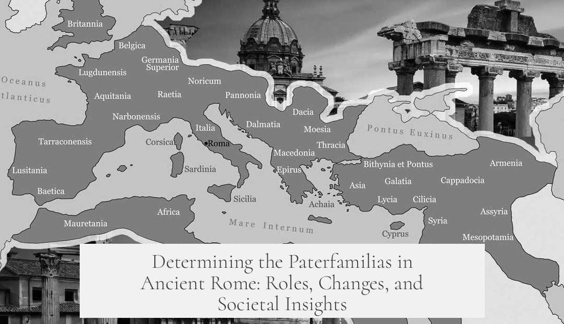 Determining the Paterfamilias in Ancient Rome: Roles, Changes, and Societal Insights