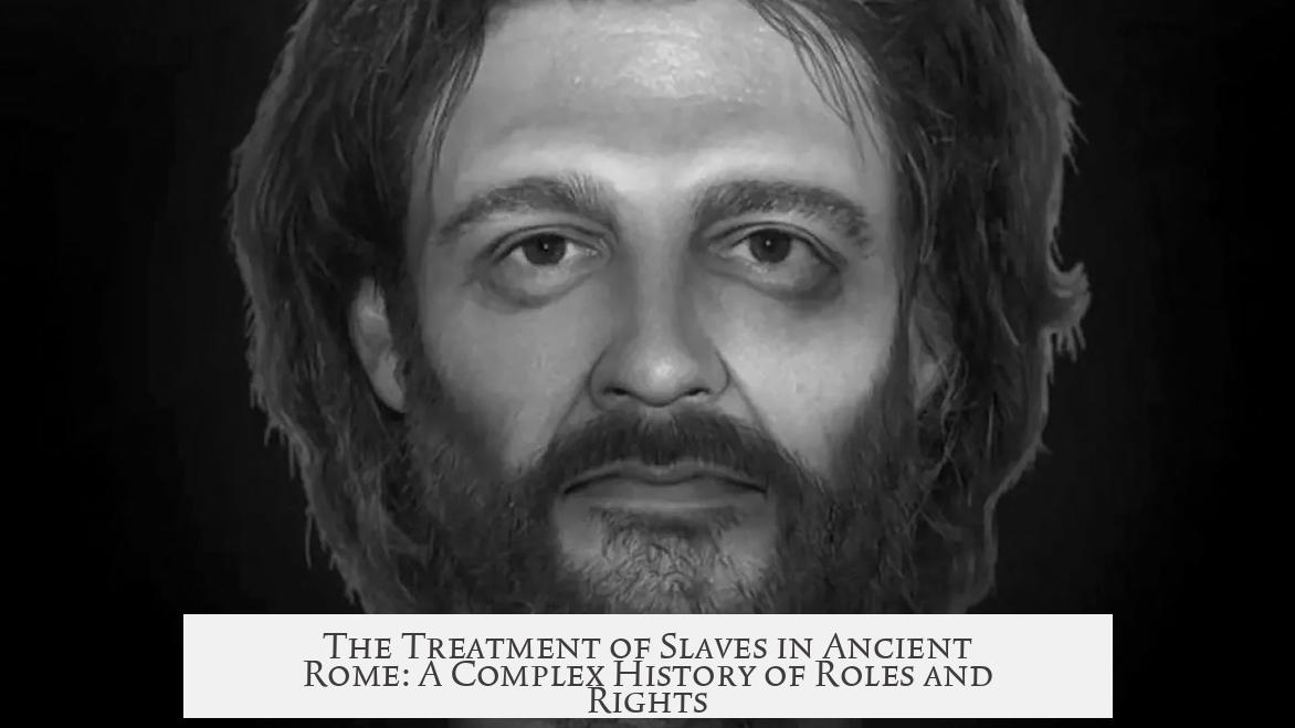 The Treatment of Slaves in Ancient Rome: A Complex History of Roles and Rights