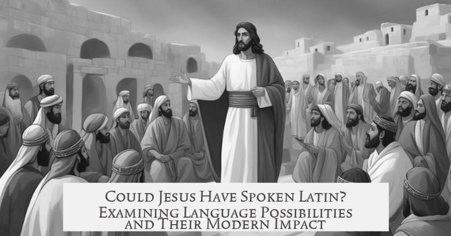 Could Jesus Have Spoken Latin? Examining Language Possibilities and Their Modern Impact
