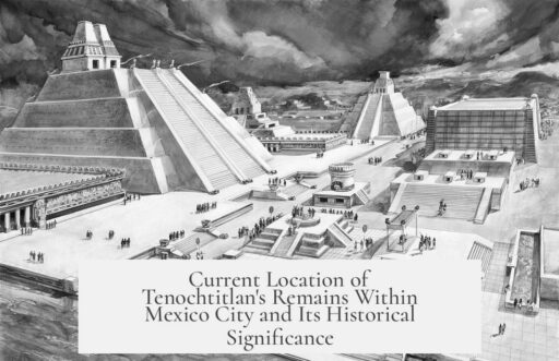 Current Location of Tenochtitlan's Remains Within Mexico City and Its Historical Significance