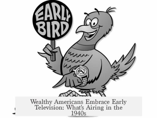 Wealthy Americans Embrace Early Television: What's Airing in the 1940s