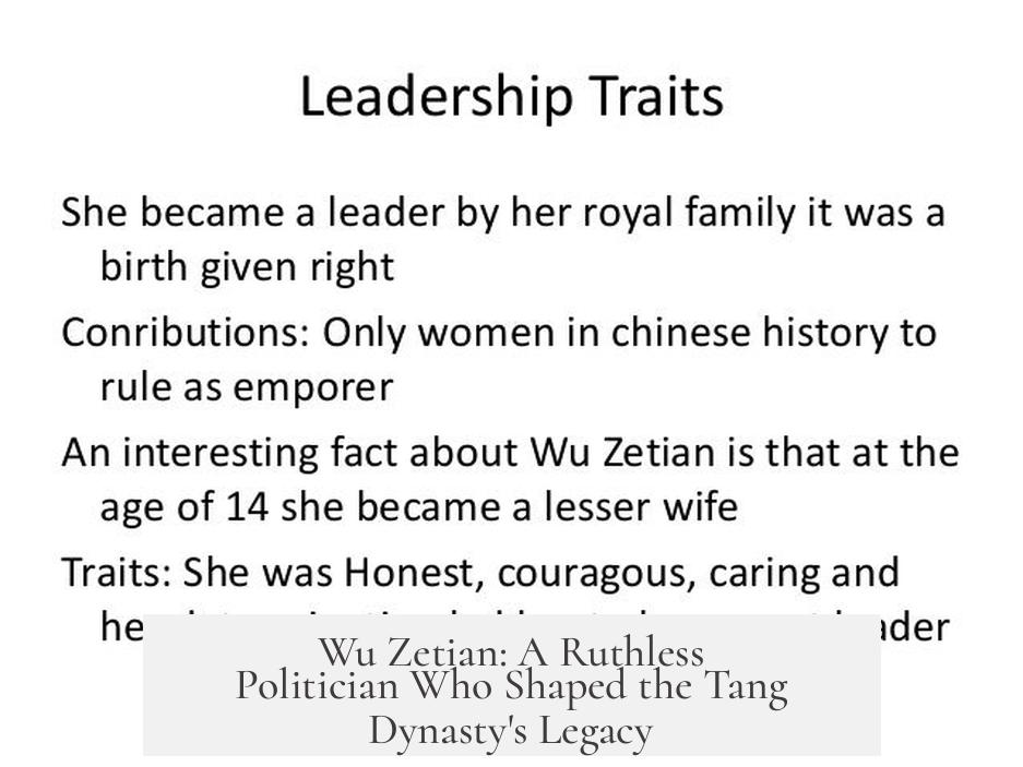 Wu Zetian: A Ruthless Politician Who Shaped the Tang Dynasty's Legacy