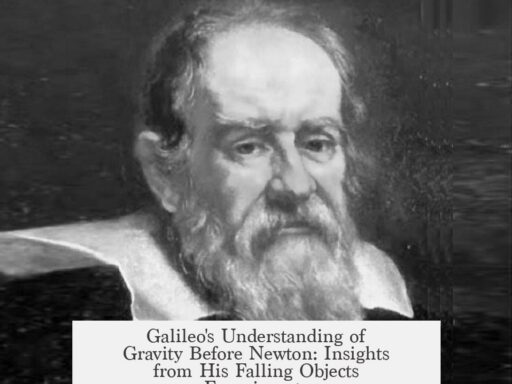 Galileo's Understanding of Gravity Before Newton: Insights from His Falling Objects Experiments