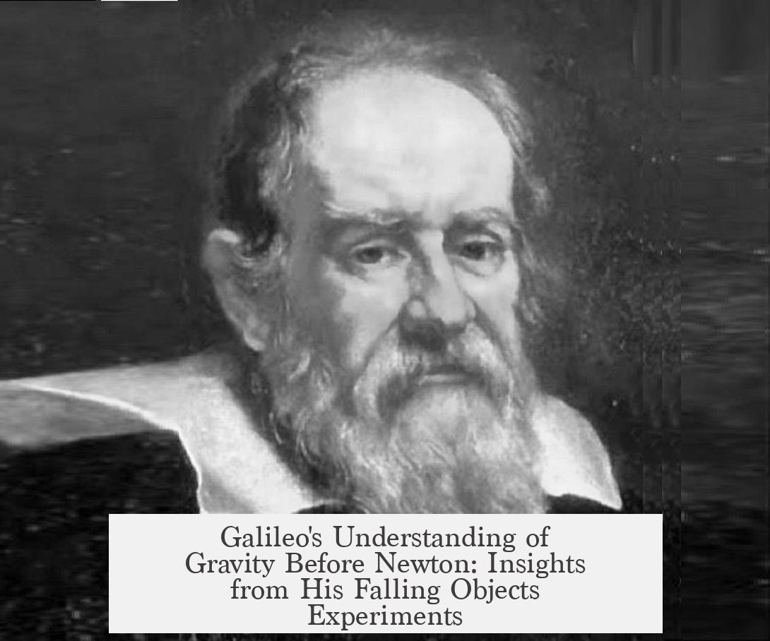 Galileo's Understanding of Gravity Before Newton: Insights from His Falling Objects Experiments