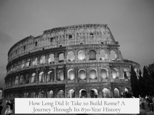 How Long Did It Take to Build Rome? A Journey Through Its 870-Year History