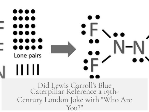 Did Lewis Carroll's Blue Caterpillar Reference a 19th-Century London Joke with "Who Are You?"