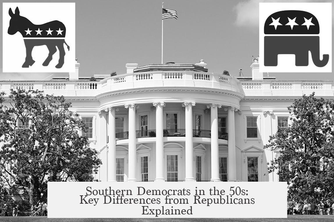 Southern Democrats in the 50s: Key Differences from Republicans Explained