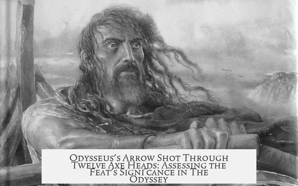 Odysseus's Arrow Shot Through Twelve Axe Heads: Assessing the Feat's Significance in The Odyssey