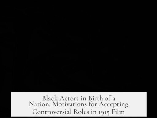 Black Actors in Birth of a Nation: Motivations for Accepting Controversial Roles in 1915 Film