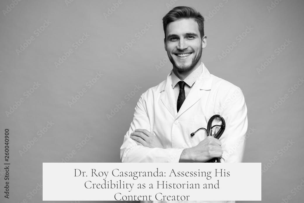 Dr. Roy Casagranda: Assessing His Credibility as a Historian and Content Creator