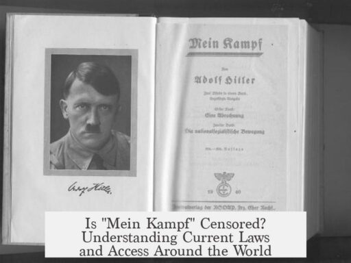 Is "Mein Kampf" Censored? Understanding Current Laws and Access Around the World