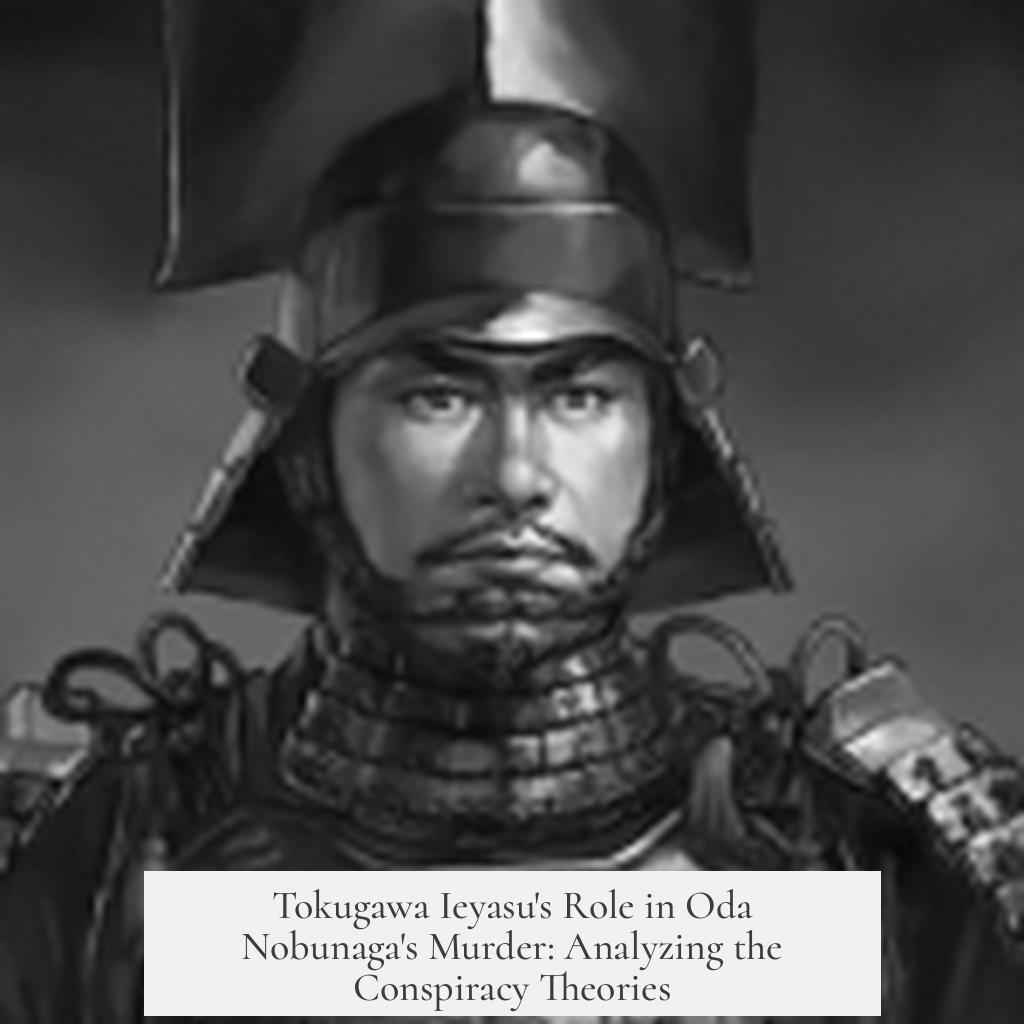 Tokugawa Ieyasu's Role in Oda Nobunaga's Murder: Analyzing the Conspiracy Theories