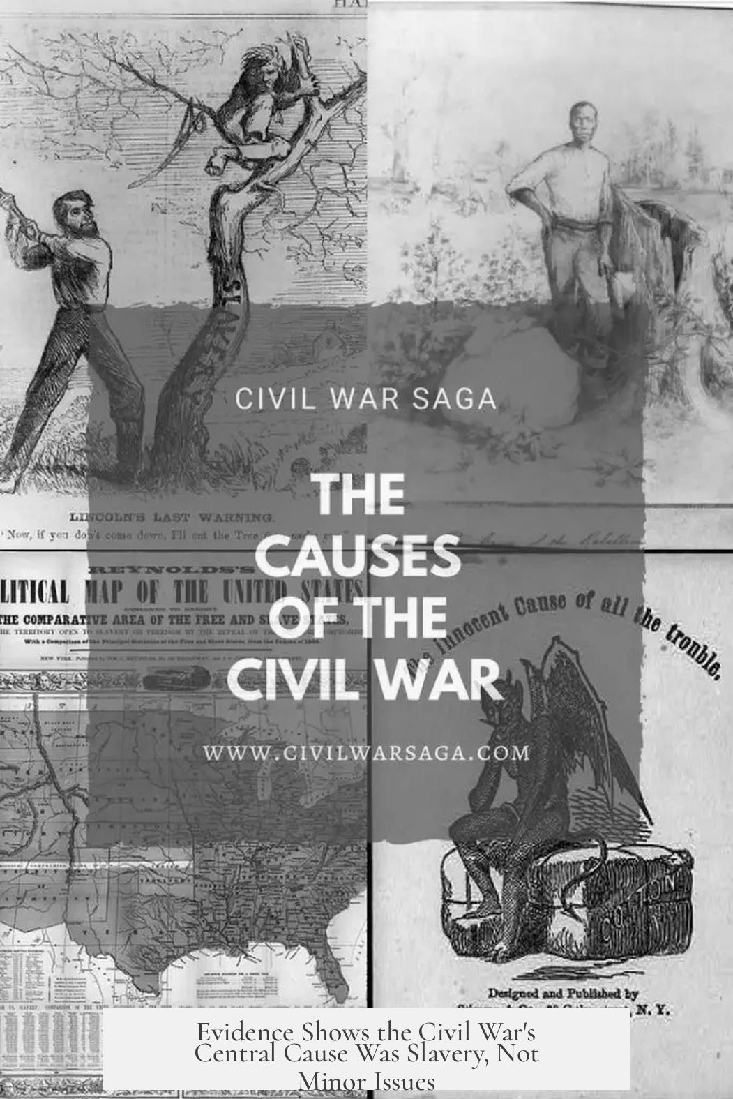 Evidence Shows the Civil War's Central Cause Was Slavery, Not Minor Issues