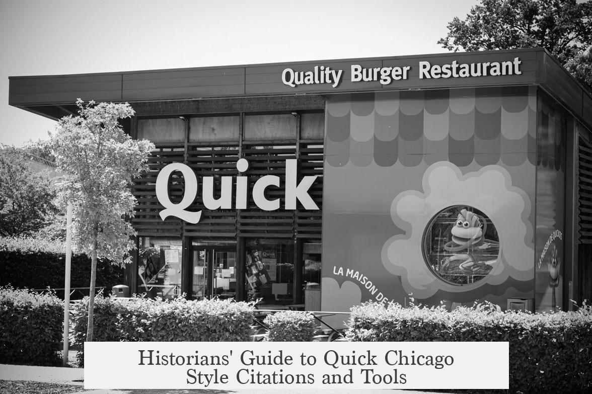 Historians' Guide to Quick Chicago Style Citations and Tools