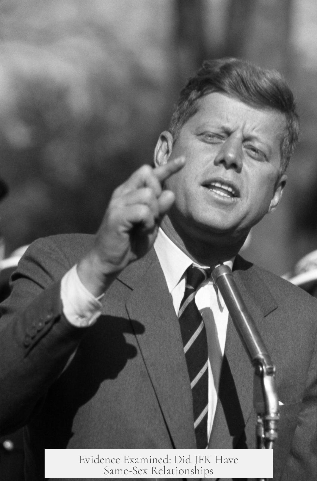 Evidence Examined: Did JFK Have Same-Sex Relationships