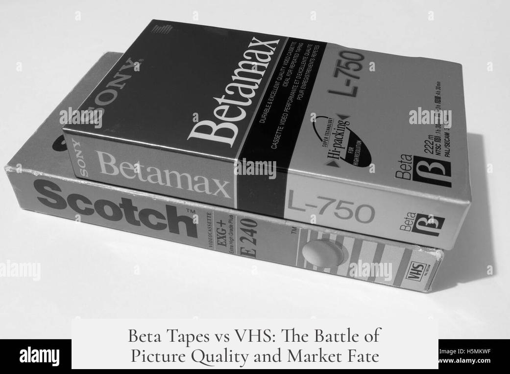 Beta Tapes vs VHS: The Battle of Picture Quality and Market Fate