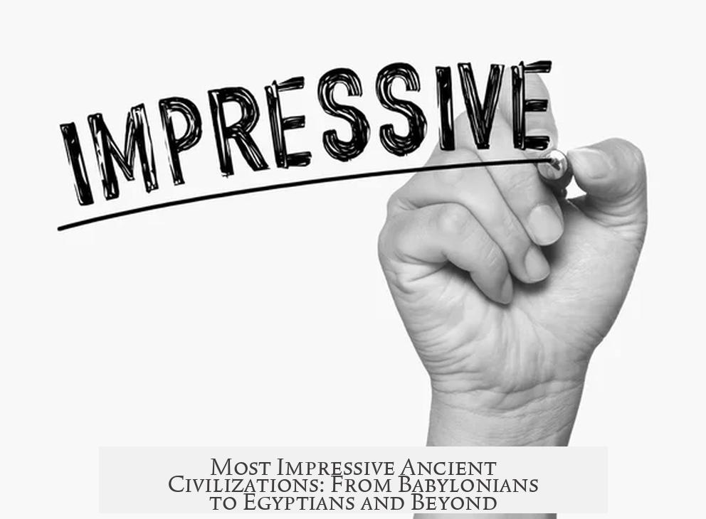 Most Impressive Ancient Civilizations: From Babylonians to Egyptians and Beyond