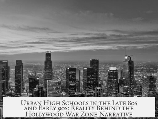 Urban High Schools in the Late 80s and Early 90s: Reality Behind the Hollywood War Zone Narrative
