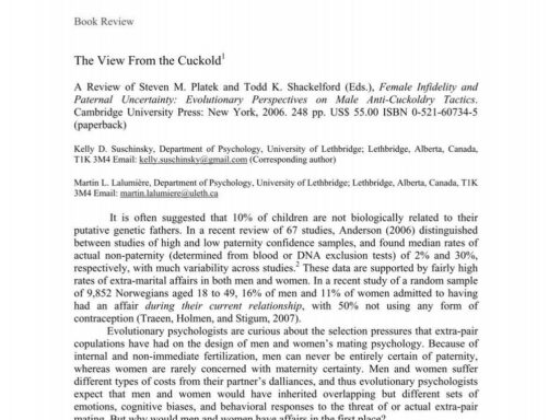 The Curious Origin and Evolution of the Word "Cuckold" Through Language and Culture