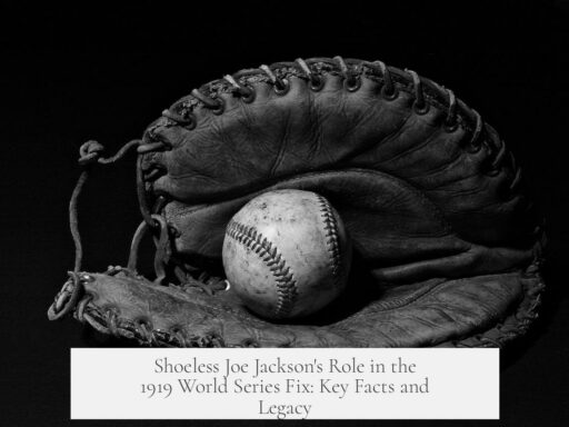Shoeless Joe Jackson's Role in the 1919 World Series Fix: Key Facts and Legacy