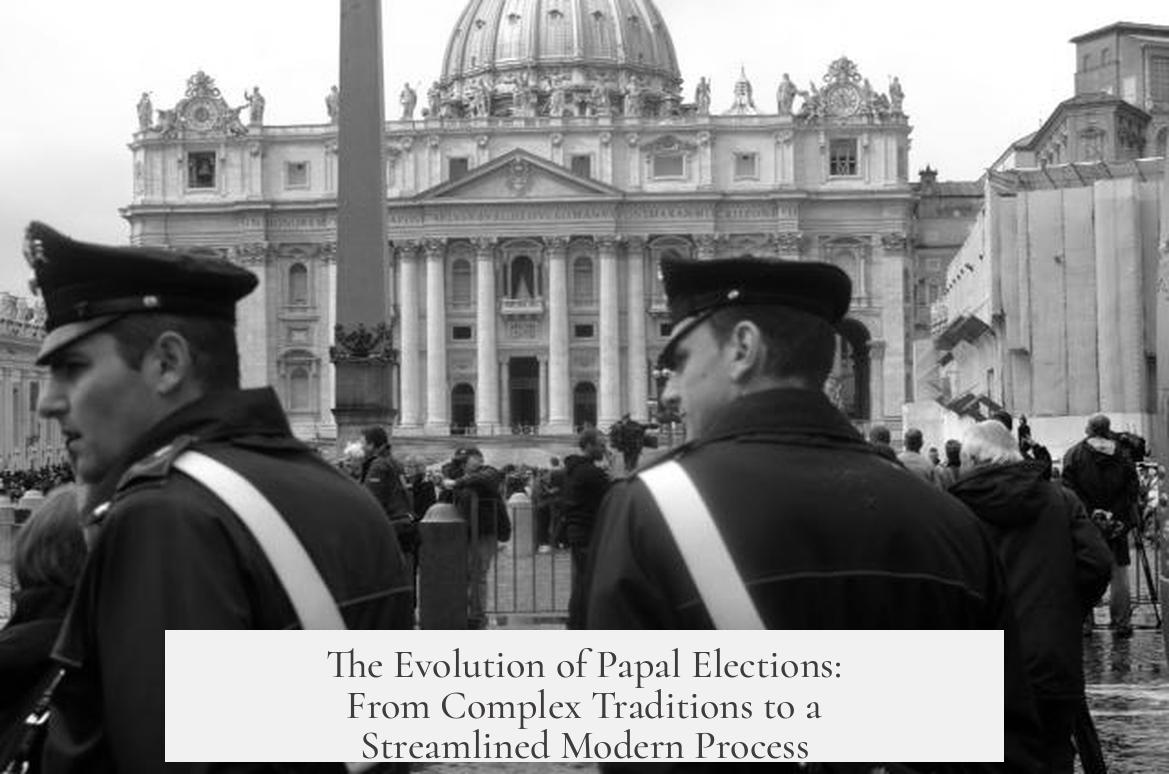 The Evolution of Papal Elections: From Complex Traditions to a Streamlined Modern Process