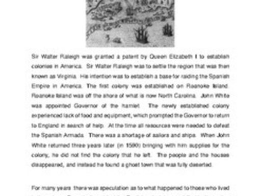 Researchers Solve Roanoke Island's Lost Colony Mystery: Colonists and Croatoans Explained